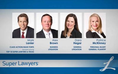 Lanier Texas Super Lawyers 2022