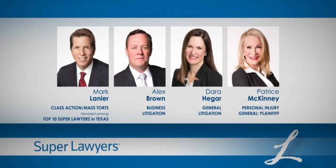 Lanier Texas Super Lawyers 2022